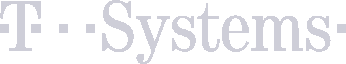 T Systems logo: The company name 'T Systems' written in a stylized font