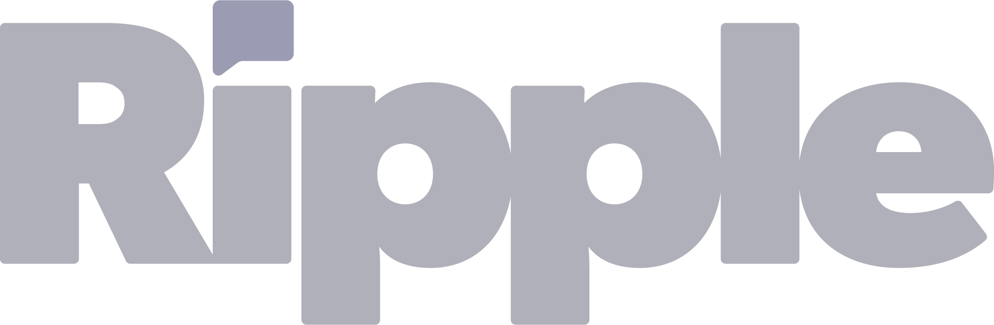 Ripple logo: The company name 'Ripple' written in a stylized font