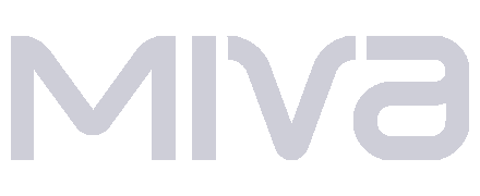 Miva logo: The company name 'Miva' written in a stylized font