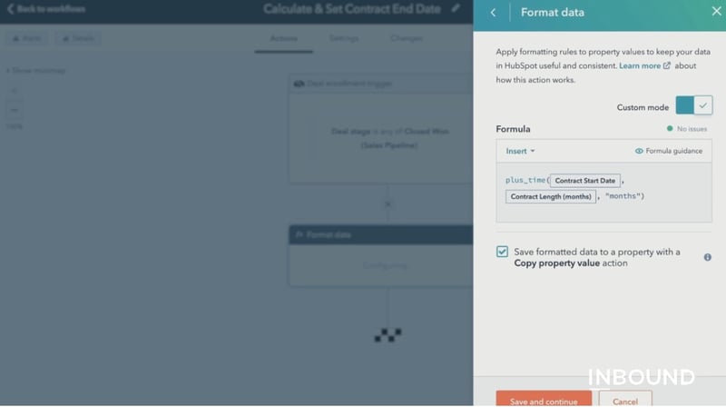 HubSpot automatic customer contract end date calculation announced at INBOUND 2022