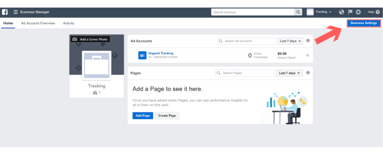 How to add a Facebook Page to the Business Manager