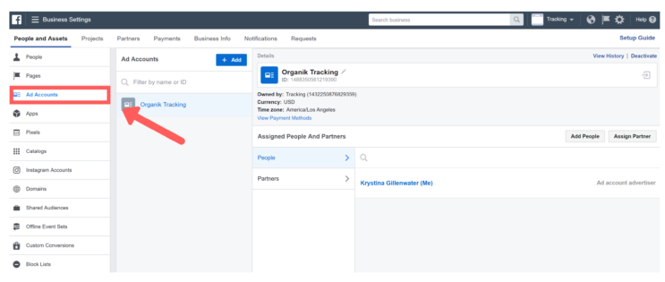 How to Add a Partner to Facebook Business Manager - Ad Accounts