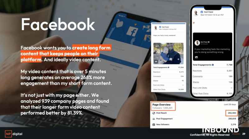 Facebook algorithm Niel Patel