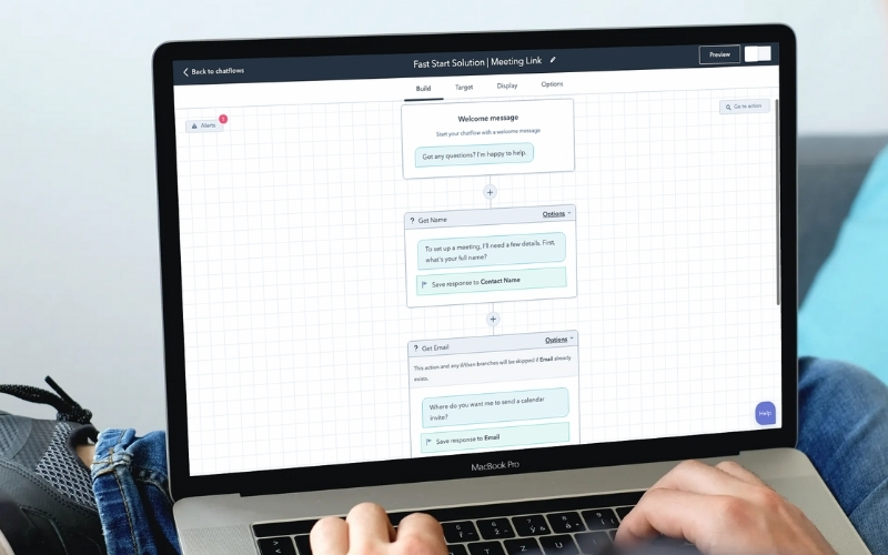 Build Chatbot Flow in HubSpot