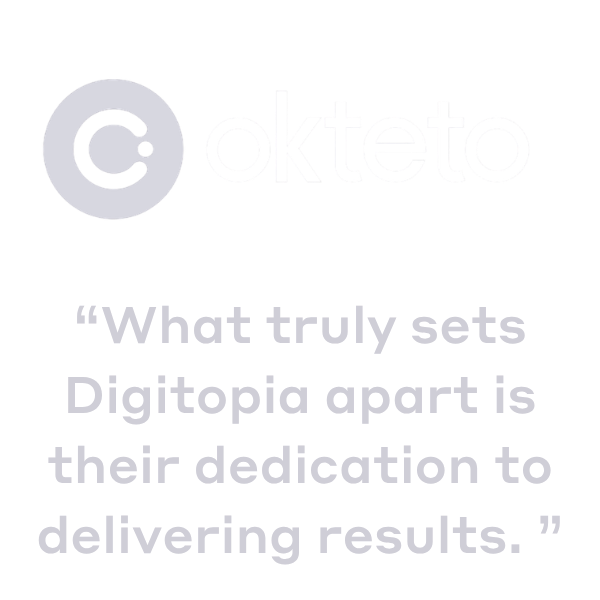Okteto Logo + Quote Trust Bar Okteto Logo + Quote Trust Bar